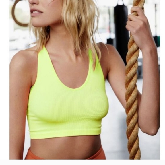 FP Movement Zesty Lime Crop Small NWT - Picture 2 of 3
